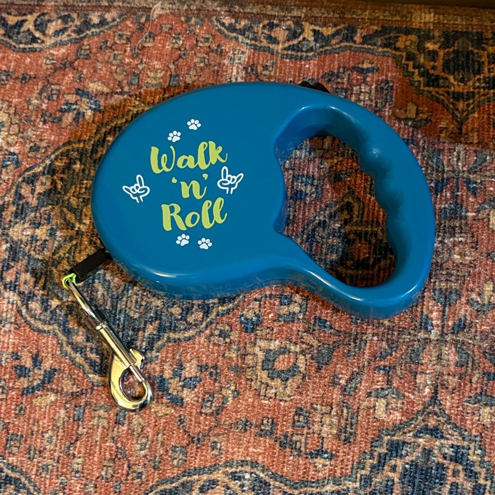 Blue Dog Leash with Handle